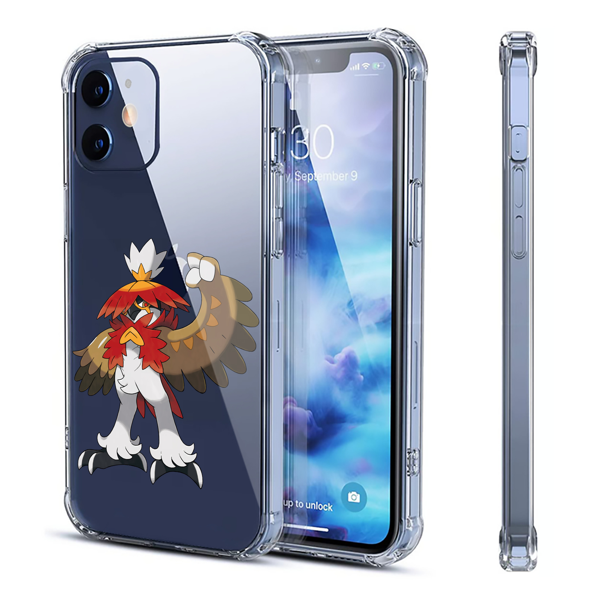 （画像用） ポケットモンスター Pokémon 【iPhone 12シリーズ対応】透明スマホケース（クリアソフトケース）